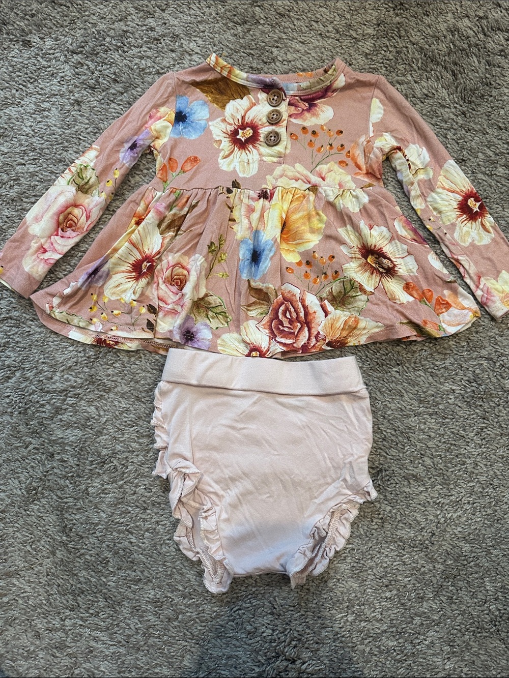 Posh Peanut 6-12mo Bummie Set